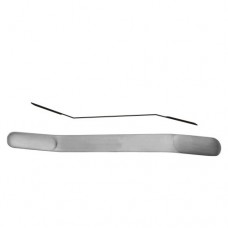 Olivecrona Brain Spatulas Convex Stainless Steel, 18 cm - 7" Blade Size 18 + 22 mm